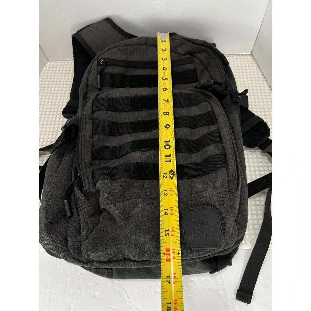 Samurai‎ Tactical Backpack Military Army Rucksack Travel Bag gray